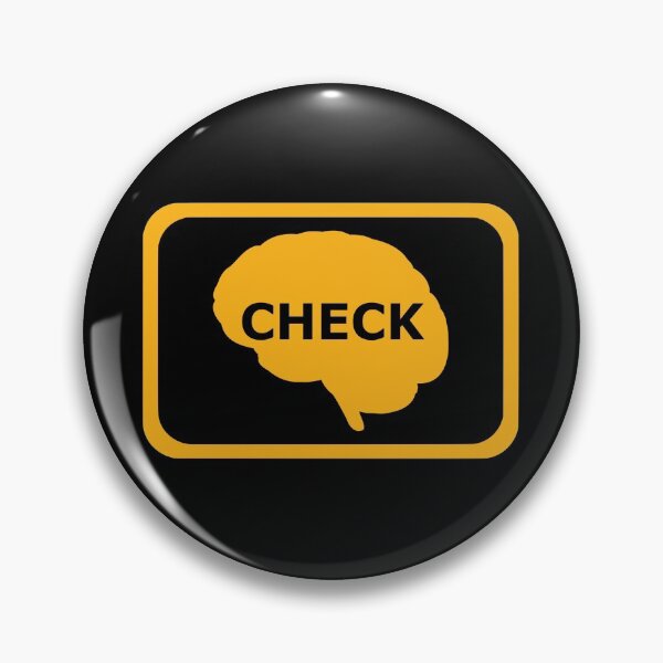Item preview, Check Brain - Mental Health, Check Engine Light, Mental Health Matters, Automotive, Neuroscience designed and sold by jadedscientist.