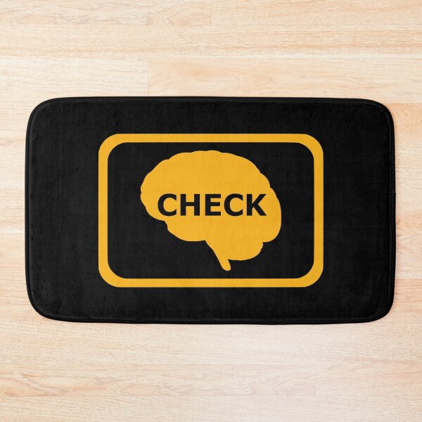 Item preview, Check Brain - Mental Health, Check Engine Light, Mental Health Matters, Automotive, Neuroscience designed and sold by jadedscientist.
