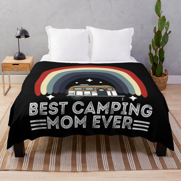 Item preview, Best Camp Mom Ever  Funny Camping Party Gift-American Rainbow View Gift For Mom Who Camp designed and sold by Rassitni.