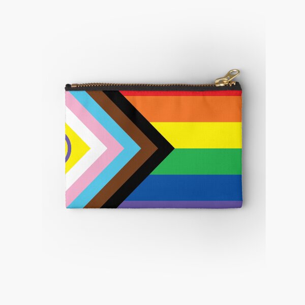 Item preview, New 2021 Intersex-Inclusive Progress Pride Flag designed and sold by HumanNation.