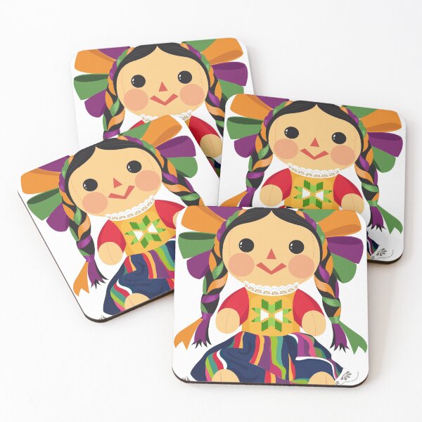 Item preview, Mexican Doll, Maria. Mexican Otomi Doll. Traditional Mexican Rag Doll designed and sold by Akbaly.
