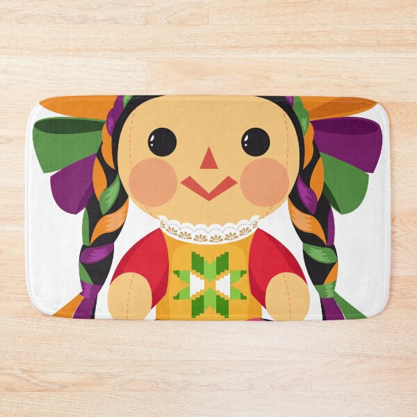 Item preview, Mexican Doll, Maria. Mexican Otomi Doll. Traditional Mexican Rag Doll designed and sold by Akbaly.