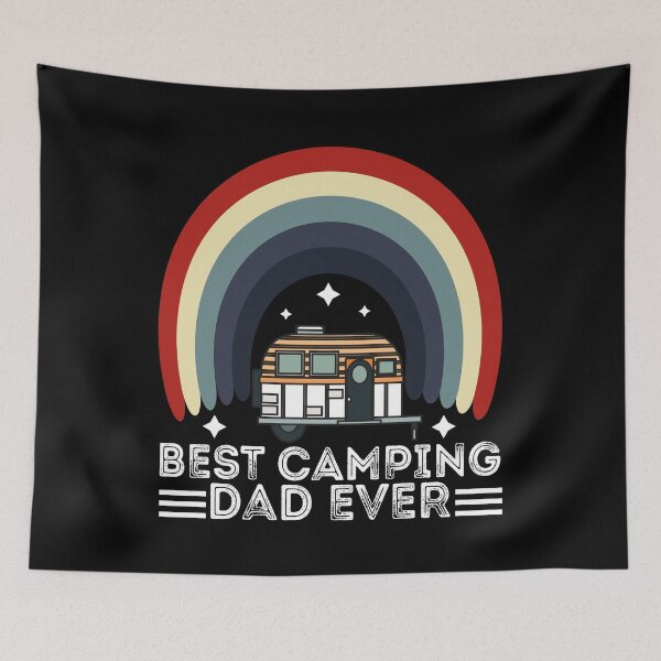 Item preview, Best camping dad ever,-funny gift for dad-father's day-American Rainbow- Amazing Gift For Father's Who Camp designed and sold by Rassitni.