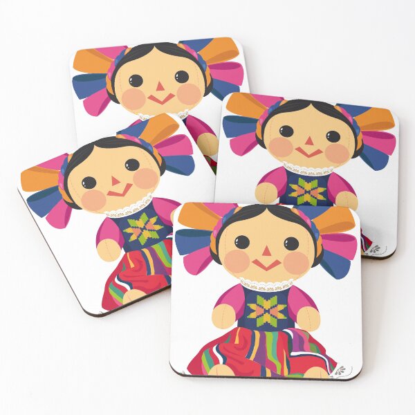 Item preview, Mexican Doll, Maria. Mexican Otomi Doll. Traditional Mexican Rag Doll designed and sold by Akbaly.