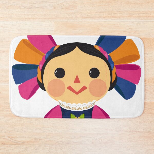 Item preview, Mexican Doll, Maria. Mexican Otomi Doll. Traditional Mexican Rag Doll designed and sold by Akbaly.