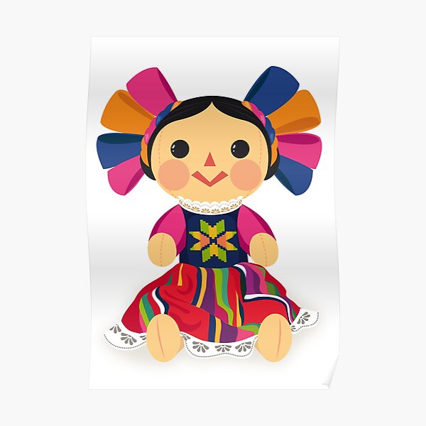 Multicolor Maria Mexicana Otomi Doll - Fina main image 0