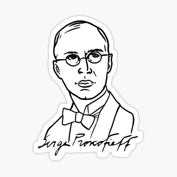 Vista previa del artículo con la obra «Diseño de esquema de Prokofiev», diseñado y vendido por KatiaMart.