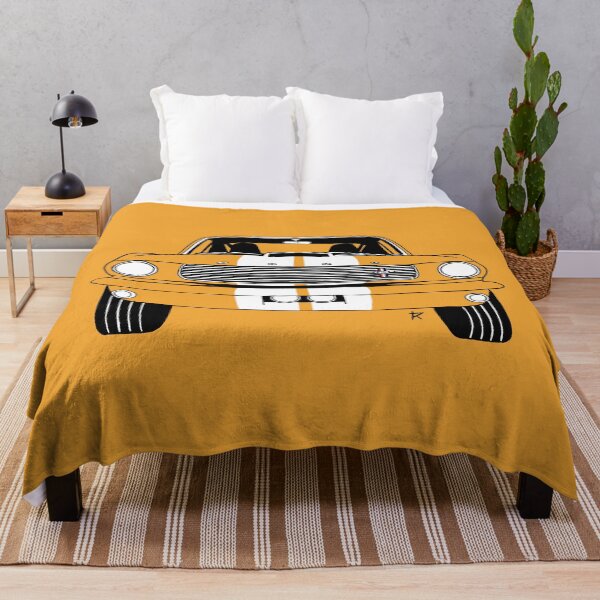 Item preview, Ford Mustang Shelby Gold Background designed and sold by Cardrawing-Art.