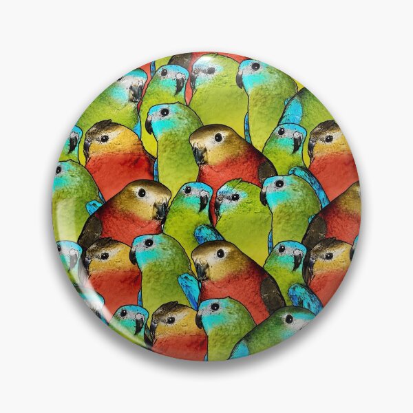 Item preview, Turquoise Parakeet Parrot Pattern designed and sold by Alienphysique.