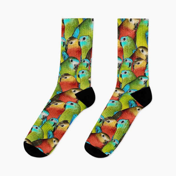 Item preview, Turquoise Parakeet Parrot Pattern designed and sold by Alienphysique.