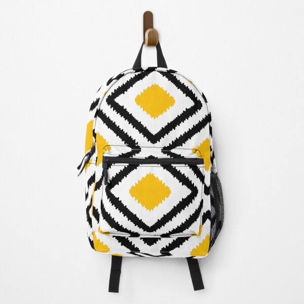 Item preview, Black And Yellow Abstract Geometric Shapes Pattern designed and sold by FranzNCandy.