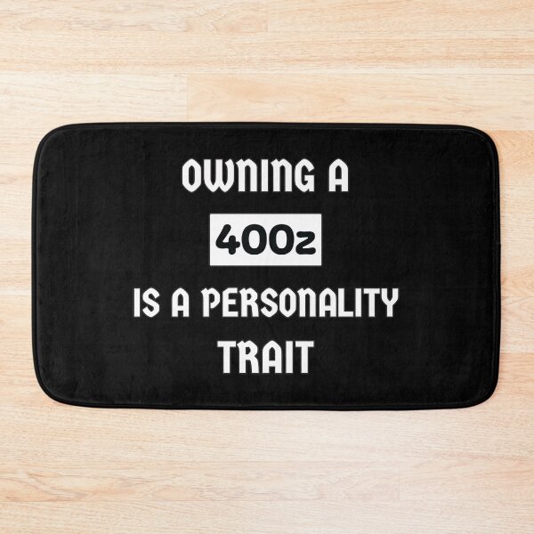 Item preview, Owning a Nissan 400z is a personality trait funny text typography design designed and sold by Jdm-Knights.