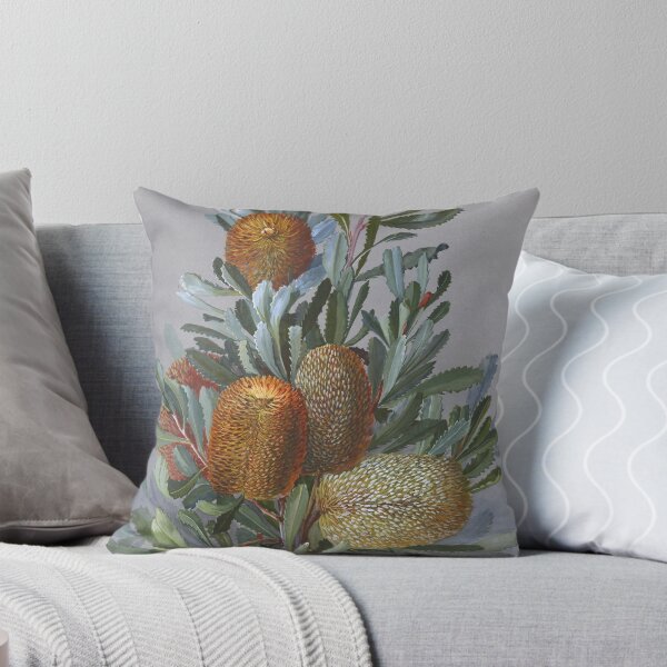 Item preview, Banksia Australian Wildflower Watercolor designed and sold by karwilbedesigns.