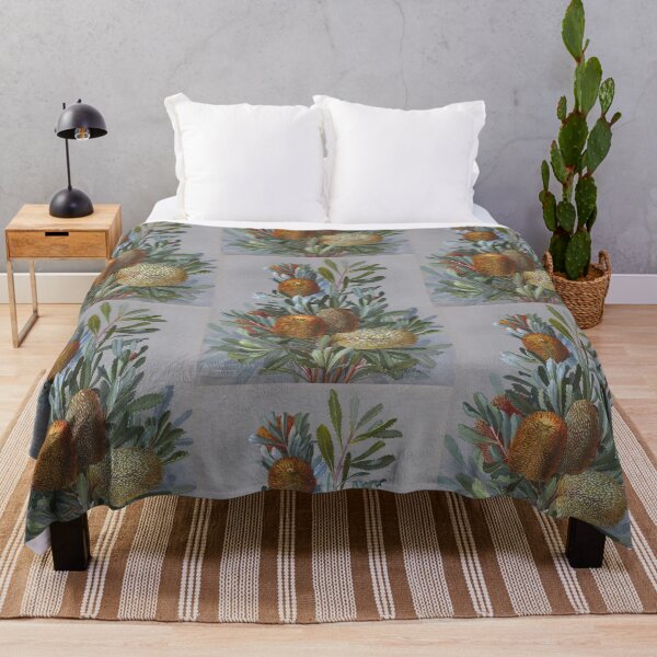 Item preview, Banksia Australian Wildflower Watercolor designed and sold by karwilberevivalcollection.