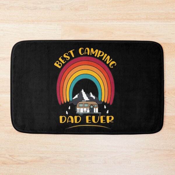 Item preview, Best camping dad ever,-funny gift for dad-father's day-Vintage Rainbow- Amazing Gift For Father's Who Camp designed and sold by Rassitni.