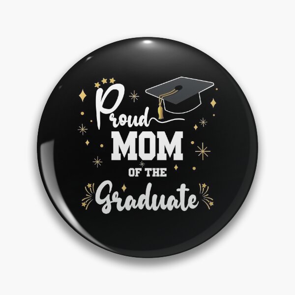 Item preview, Proud Mom Of Graduate | Bold White Text Family Graduation designed and sold by Estrytee.