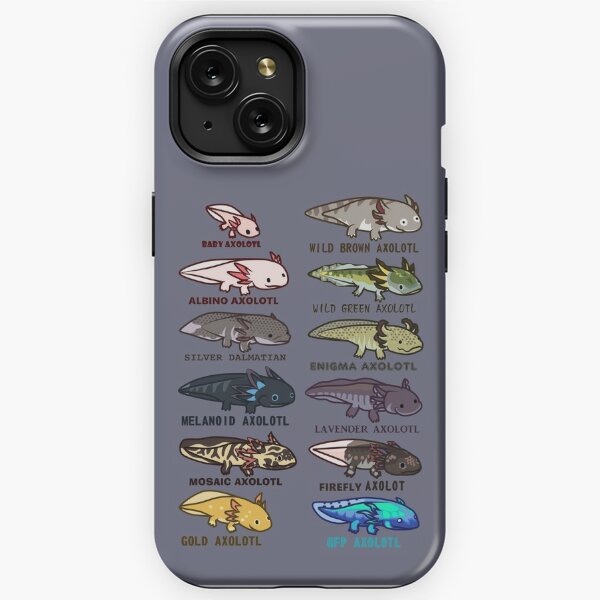 Axolotl Yin Yang Cute Mexican Walking Fish Boys Girls iPhone 13