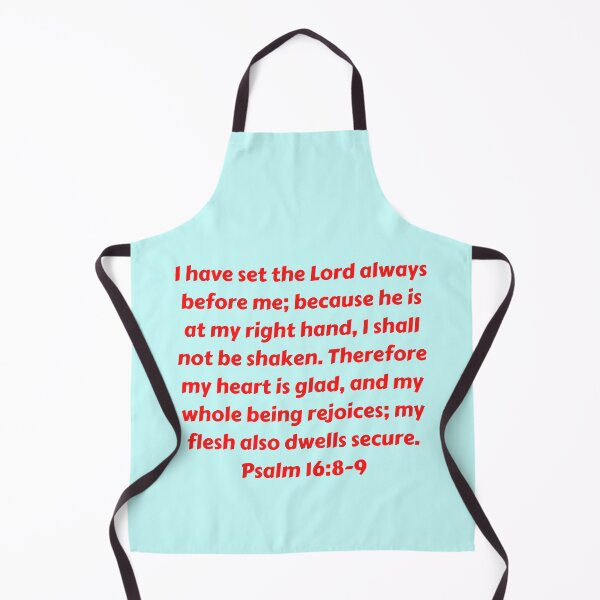 Item preview, Bible Verse Psalm 16:8-9 designed and sold by Prayingwarrior.