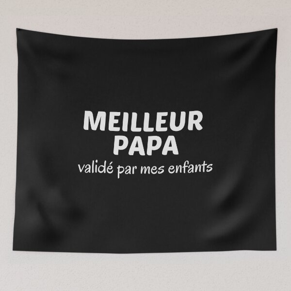 Item preview, Meilleur papa, validé par mes enfants designed and sold by Smileycreation.