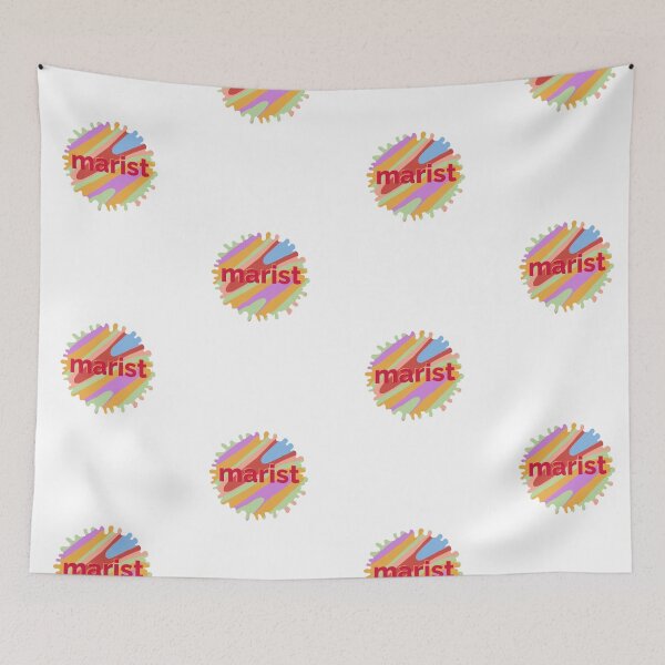 Item preview, Marist Colorful Groovy Splash Circle Logo designed and sold by katiemarielle.