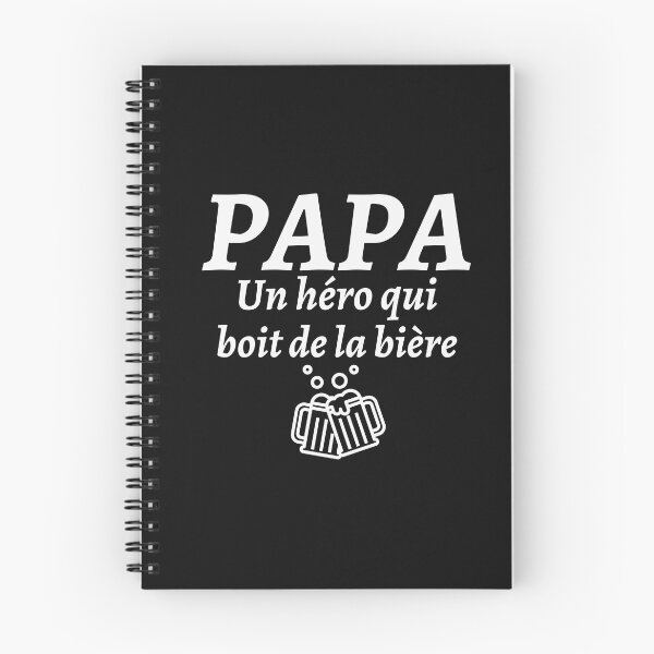 Item preview, Papa un héro qui boit de la bière designed and sold by Smileycreation.