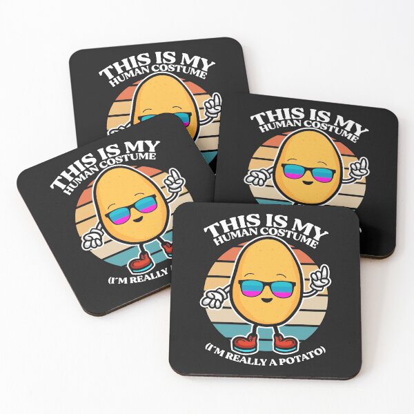 Item preview, This is My Human Costume I'm Really a Potato Funny Food Lovers designed and sold by Músico Ilustre.