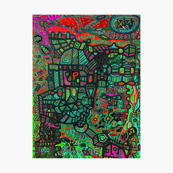 Abstract Farmscape Photographic Print