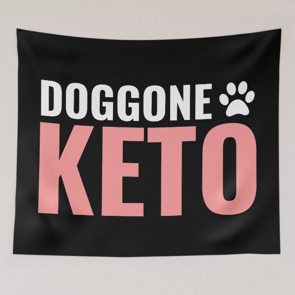 Item preview, DOGGONE KETO | Dog On Keto | Dog Cancer Awareness | Pink designed and sold by NoirOwned.