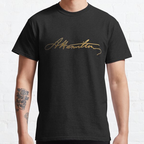 Item preview, Alexander Hamilton Gold Signature designed and sold by SupremeRedditor.