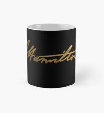 Alexander Hamilton Gold Signature Mug