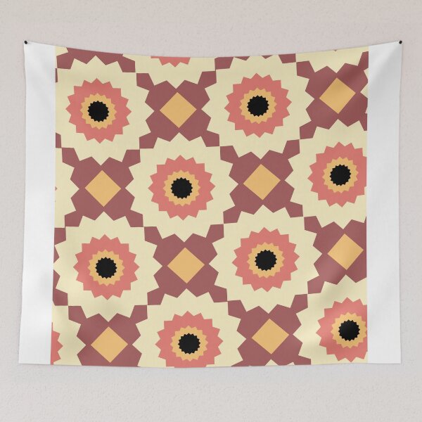 Item preview, Sunflower Geometric Floral Pattern designed and sold by Designedbyaut.