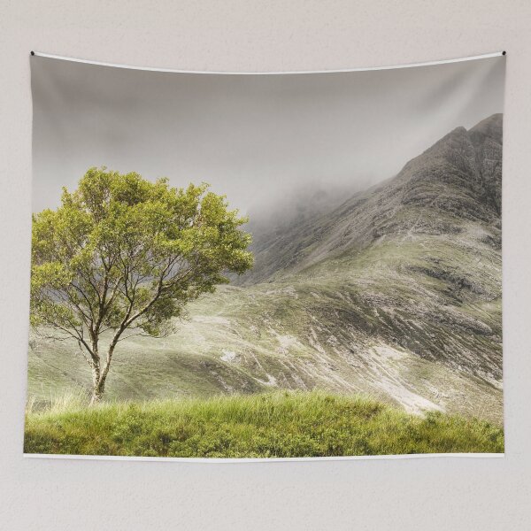 Item preview, Lone Birch - Mountain Scene designed and sold by John Dewar.