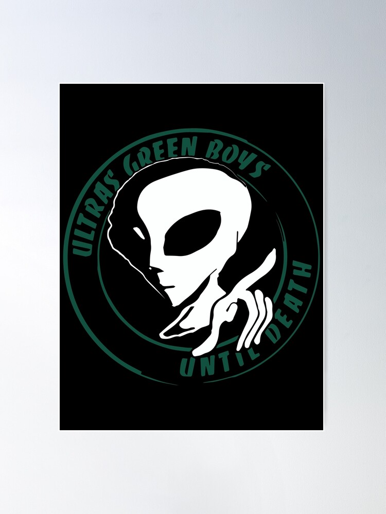 Casablanca, Ultras Green Boys, Curva Sud Poster for Sale by y4shiro