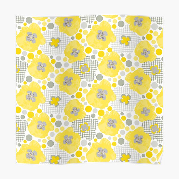 Oriental Yellow Poppy Garden Poster