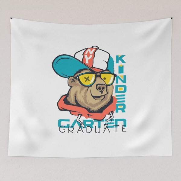 Item preview, Kindergarten Graduate with cute Bear , Kindergarten Dude, Kindergarten Graduate designed and sold by graphic-genie.