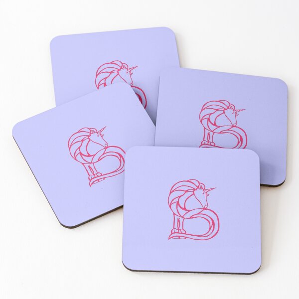 Item preview, Unicorn Initial Monogram B designed and sold by Rajeev  Singh.