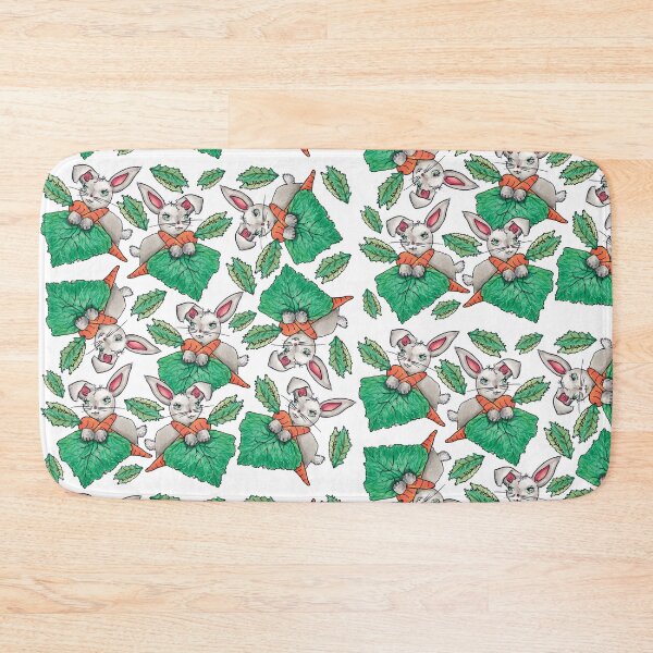 Item preview, Chubby Bunny, Rabbit & Carrots Pattern designed and sold by RhondaChase.