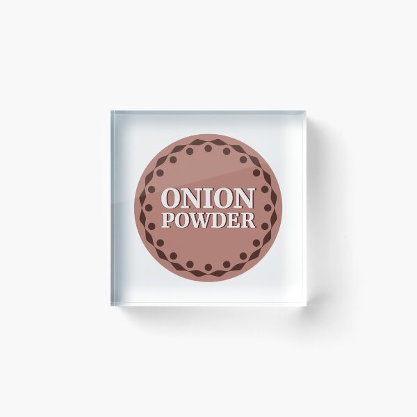 Item preview, Brown Onion Powder Label designed and sold by EmotionArt.