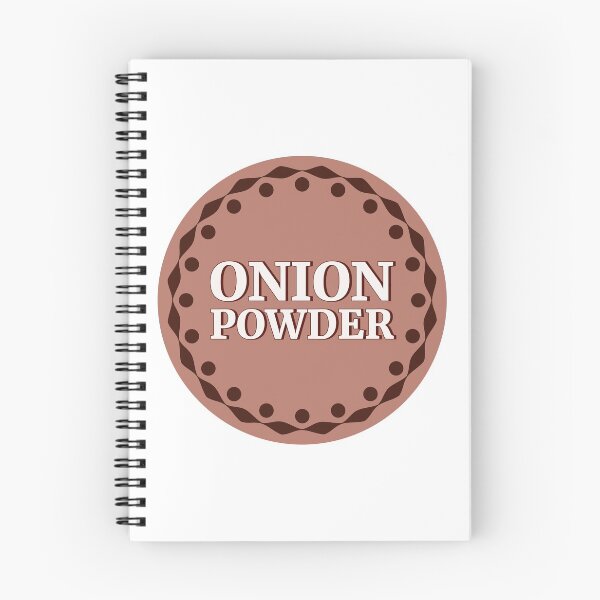 Item preview, Brown Onion Powder Label designed and sold by EmotionArt.