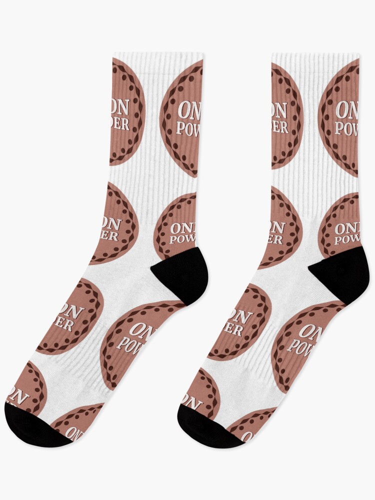 Thumbnail 1 of 5, Socks, Brown Onion Powder Label designed and sold by EmotionArt.