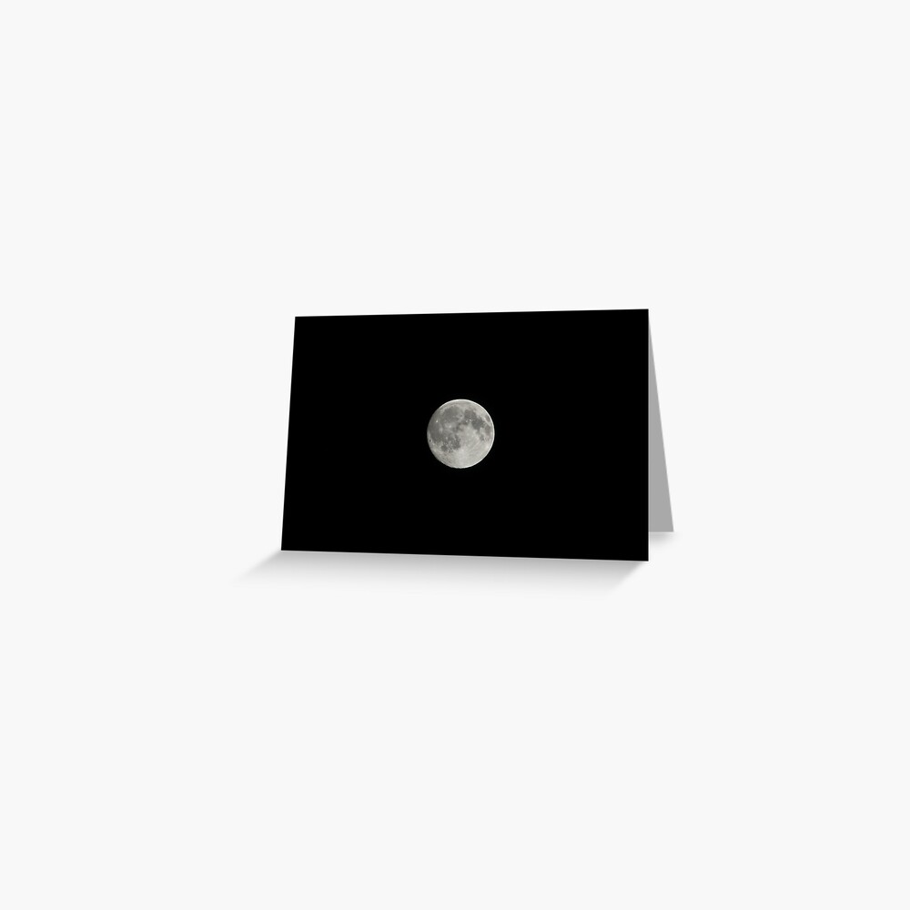 Full Moon, Bolzano/Bozen, Italy Greeting Card