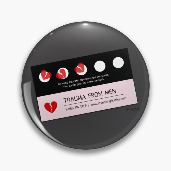 Item preview, Trauma From Men - Loyalty Card  | Gift T-Shirt designed and sold by juliejeanss.