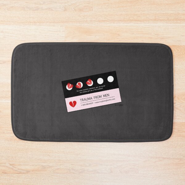 Item preview, Trauma From Men - Loyalty Card  | Gift T-Shirt designed and sold by juliejeanss.