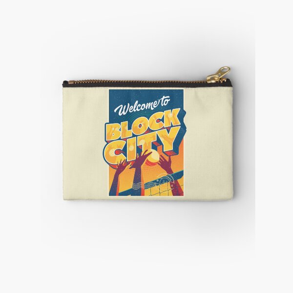 Item preview, Welcome to Block CIty | Vintage Postcard Typography Design designed and sold by 804 Volleyball Swag  Volleyball Merch for players and fans.
