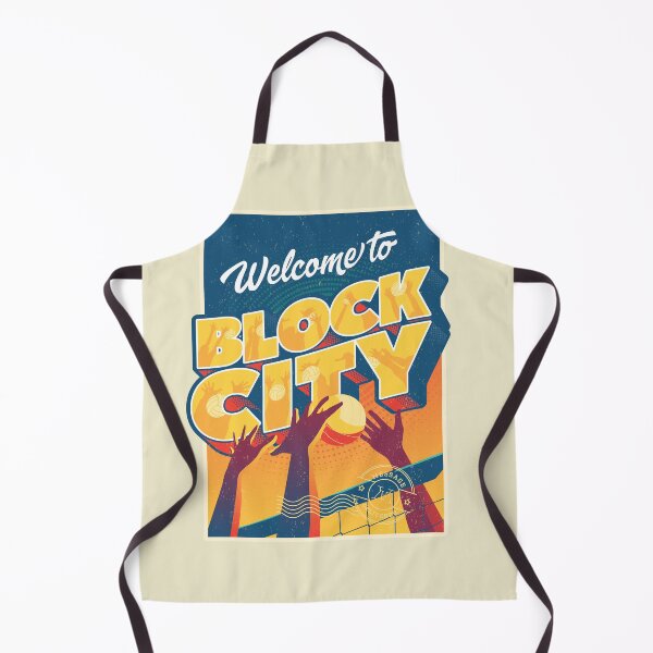 Item preview, Welcome to Block CIty | Vintage Postcard Typography Design designed and sold by 804 Volleyball Swag Volleyball Merch for players and fans.