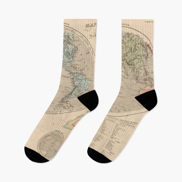 Item preview, World map in 1838 designed and sold by ganje.