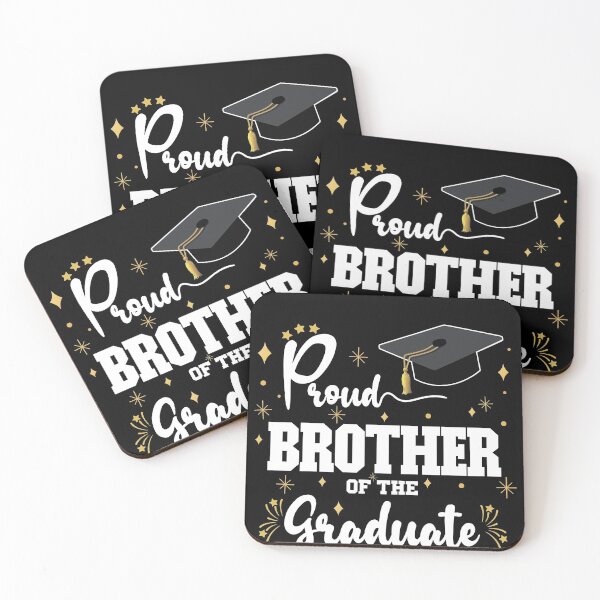Item preview, Proud Brother Of The Graduate | Bold White Text Family Graduation designed and sold by Estrytee.