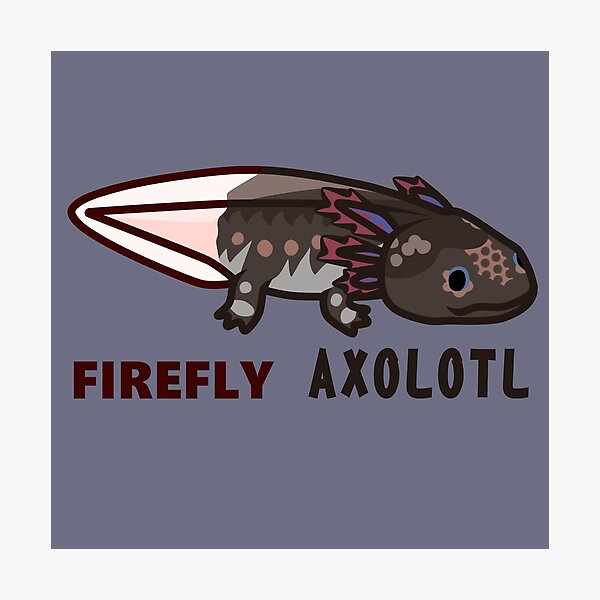 Item preview, Firefly axolotl designed and sold by IMPULSEimpact.