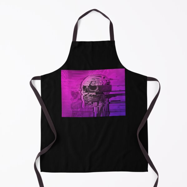 Item preview, Glitch Robot Skull Art designed and sold by ShaireProd.