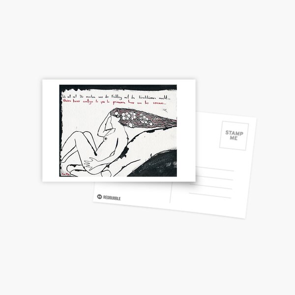 I want to do with you what spring does with the cherry trees Postcard